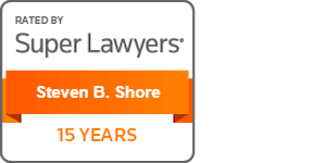 Steven B. Shore Rated by Super Lawyers - 15 years